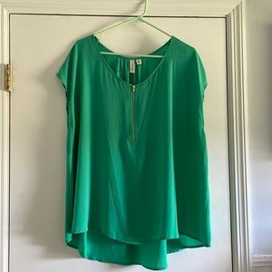Sea foam green blouse
